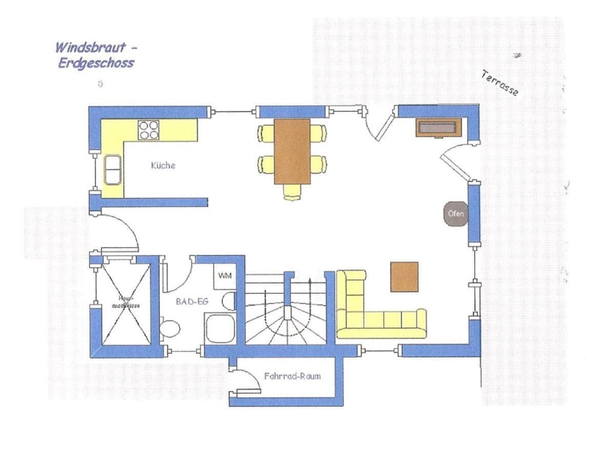 Reetdachhaus Windsbraut Villa Breege Exterior foto